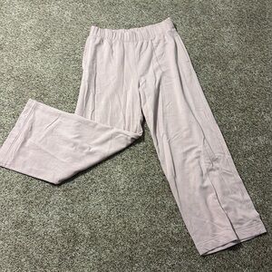 light pink straight leg sweatpants